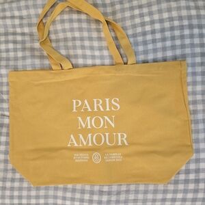 NWOT Sezane Tote Bag Paris Mon Amour